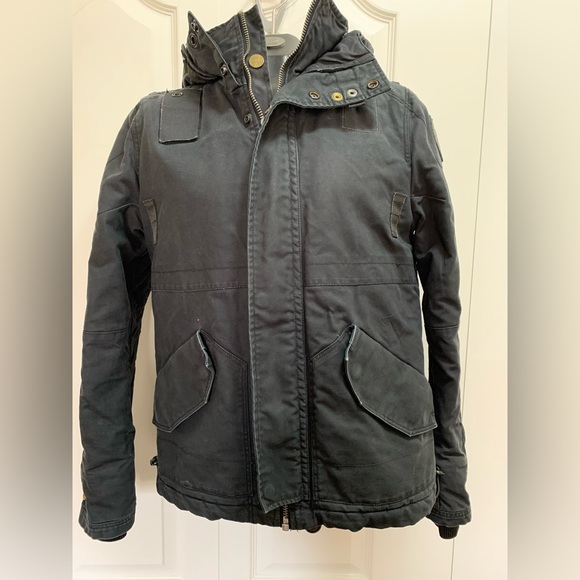 GSTAR RAW 3301 Black Hooded Jacket - Picture 7 of 16